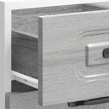 Gabinete de cocina de madera de ingeniería vidaXL Kalmar Sonoma Grey - Gris - Ver 9