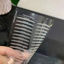 3/5/10pcs Double Eyelid Stickers Matte Small Arc Wide Water Drop Shape Invisible Non-Reflective Inner Double Eyelid Swollen Puffy Eye Single Double Eyelid Magic Tool - Nude - View 6