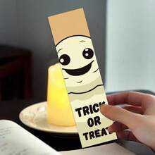 30pcs Cartoon Halloween Bookmarks, Doodle Bookmarks, Reading Bookmarks, Birthday And Christmas Gifts - View 4