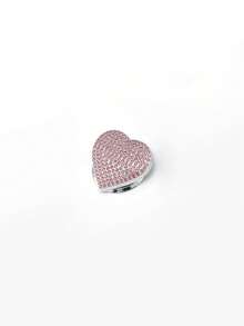 Heart-Shaped Sparkling Car Engine Start/Stop Button Cover, Rhinestone Diamond Ignition Switch Protective Cover, Universal Car Interior Decoration Accessory, Suitable For Women - Heart-shaped Decorative Stickers - View 11