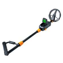Outdoor Metal Detector, 6.5 Inch Search Coil, LCD Display, Adjustable Sensitivity, Audio Alert And Real-Time Feedback Functions, Suitable For Backyard, Outdoor, Beach Treasure Hunting And More. - Black - View 6