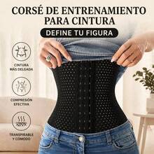 Cinta Modeladora de Alta Compressão para Mulheres, Modelador para Cintura e Barriga, Suporte Abdominal para Uso Diário e Fitness  > - Preto - Visão 5