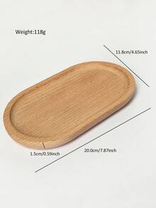 1pc Vintage Wooden Nail Art Storage Tray, Minimalist Desktop Brush Organizer, Multi-Functional Makeup Tool Display Bucket, Suitable For Home Vanity And Salon Desktop Organization, Back To School Desktop Storage Essential - Multicolor - View 8