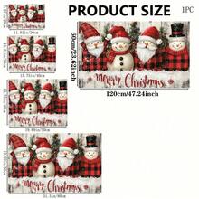 1pc Christmas Themed Printed Pattern Dish Drying Mat, Kitchen Countertop Bowl & Plate Rubber Bottom Drying Pad, Party Decoration, Super Absorbent Hidden Stain Dish Drying Mat, Soft Diatomaceous Earth With Rubber Backing Multi-Functional Kitchen Home Mat, Quick Dry Mat For Coffee Machine & Dish Rack, Kitchen Countertop Coffee Mat & Dish Drying Pad - LL LSD005 - View 6
