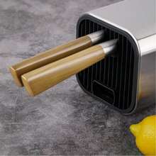 1PC Kitchen Knife Holder Multi-Function Knife Rack - Silver - View 7