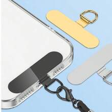360° Rotatable Stainless Steel Phone Lanyard Buckle, Durable Metal Patch Pad, For Secure Phone Lanyard Attachment - Multicolor - View 13