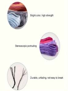 24/48pcs Embroidery Thread, Cross Stitch Thread, Sewing Thread, Embroidery Thread Set, Sewing Thread - Set - View 3
