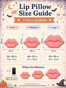 Lip-Shaped Pillow, Soft Faux Rabbit Fur Material, Cute Valentine's Day Decorative Pillow, Suitable For Valentine's Day Sofa, Bedroom, Living Room And Other Home Decor, Valentine's Day Gift For Your Loved One - Red Lips - View 4