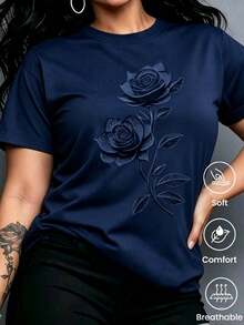 Women T-Shirts - Dark Blue - View 1