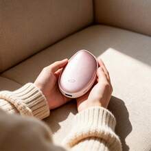 1pc Portable Electric Hand Warmer, Mango Shape, 2400mAh, 3 Temperature Settings, Unisex, Essential For Outdoor Sports Enthusiasts And Workers, Holiday Gift - A - View 3