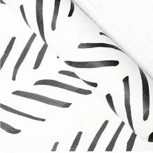 1 Roll Self-Adhesive Herringbone Pattern Wallpaper, PVC Removable Wall Sticker, Suitable For Study, Entryway, Balcony Background Renovation, Desktop, Cabinet And Bookshelf Decoration, 17.7inX39.3/118.1/196.8in - Black - View 13