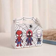3pcs Paper Bag, Cool Printed Cartoon Character Tote Bag, Exquisite Cowhide Paper Bag, Birthday Gift Bag, Cartoon Tote Bag, Cowhide Handmade Paper Bag - Multicolor - View 4
