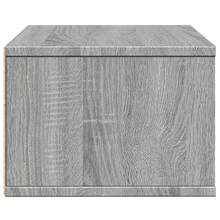 Soporte para impresora vidaXL Sonoma, gris, 40x32x22,5 cm, madera de ingeniería. - Gris - Ver 6