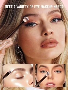 SEPROFE 13 Piece Eye Makeup Brush Set, Ultra Fine Fiber Fits Eyes Eye Corners Eye Tail Eyebrow And Eyelash Areas, Makeup Tools For Eyeshadow Concealer Cream And Eyelash Cosmetics Application - Brown - View 5
