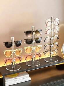 1pc Acrylic Glasses Display Stand, Optical Store Display Prop, Fashion Glasses Display Stand, Prescription Glasses Display Stand - Multicolor - View 3