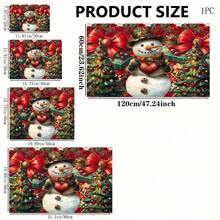 1pc Christmas Themed Printed Pattern Dish Drying Mat, Kitchen Countertop Bowl & Plate Rubber Bottom Drying Pad, Party Decoration, Super Absorbent Hidden Stain Dish Drying Mat, Soft Diatomaceous Earth With Rubber Backing Multi-Functional Kitchen Home Mat, Quick Dry Mat For Coffee Machine & Dish Rack, Kitchen Countertop Coffee Mat & Dish Drying Pad - LL LSD006 - View 6