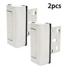 2 Pieces Of Security Door Reinforcement Locks, Door Reinforcement Locks With 3-Inch Door Stop, Upgraded Night Locks Capable Of Withstanding 800 Lbs Of Inward Opening Force To Protect Your Home, Suitable For Professional Work And Industrial Use - Security Door Latch - View 9
