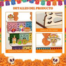 Halloween Altar Ofrenda Día De Muertos Mdf 3mm Desarmable - 1 - Ver 9
