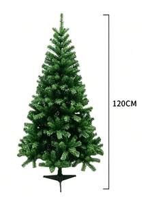 Artificial Christmas Tree, Easy Assembly & Dense Pine Needles, Foldable Metal Stand, Green Xmas Tree For Home, Shop Window Holiday Decor, Ideal For Family & Party Decor Enthusiasts, Only Christmas Tree, Accessories Not Included - Multiple Specifications - View 15