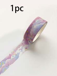 2 Rolls Geometric Striped Pattern Washi Tape Set - Exquisite Creative Foil Stamping Craft, Creative Fine Striped Tape Rolls, Suitable For Diary Decoration, Scrapbooking And Handicrafts, Ideal Choice For Unique Gift Wrapping And Party Decoration, Perfect For Back To School Season - Multi-color - View 12