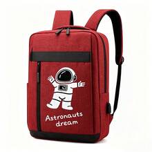 A Boys Campus Backpack With Alien Inspirational Print, Business Backpack, Multiple Colors Available, Girls Backpack, Suitable For Campus, Short Trips, Student Campus, Daily Commute And Work Travel, Large Capacity Compartment Can Store Laptop And Various Learning Supplies. - Backpack - View 10
