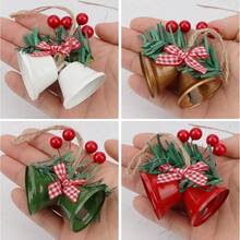 1pc Christmas Tree Bell Ornament – ​​Lightweight Hanging Decoration Suitable For Christmas Trees, Fireplaces, Tabletops, Shelves, And Other Festive Displays. - Multiple Styles - View 11