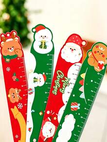 1件可愛聖誕老人、雪人、薑餅人與馴鹿圖案捲尺，理想的聖誕禮物 - 聖誕 - 查看 4