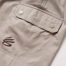 Under Armour Men's Loose Straight-Leg Cargo Pants, Stretchable And Durable, Multi-Pocket Urban Techwear For Daily Wear And Sports - Light Khaki - View 7