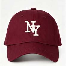 1pc NY Letter Embroidered Baseball Cap - Adjustable Sun Protection Hat Suitable For Hiking, Climbing, Travel And Outdoor Activities - Baseball Cap - View 6