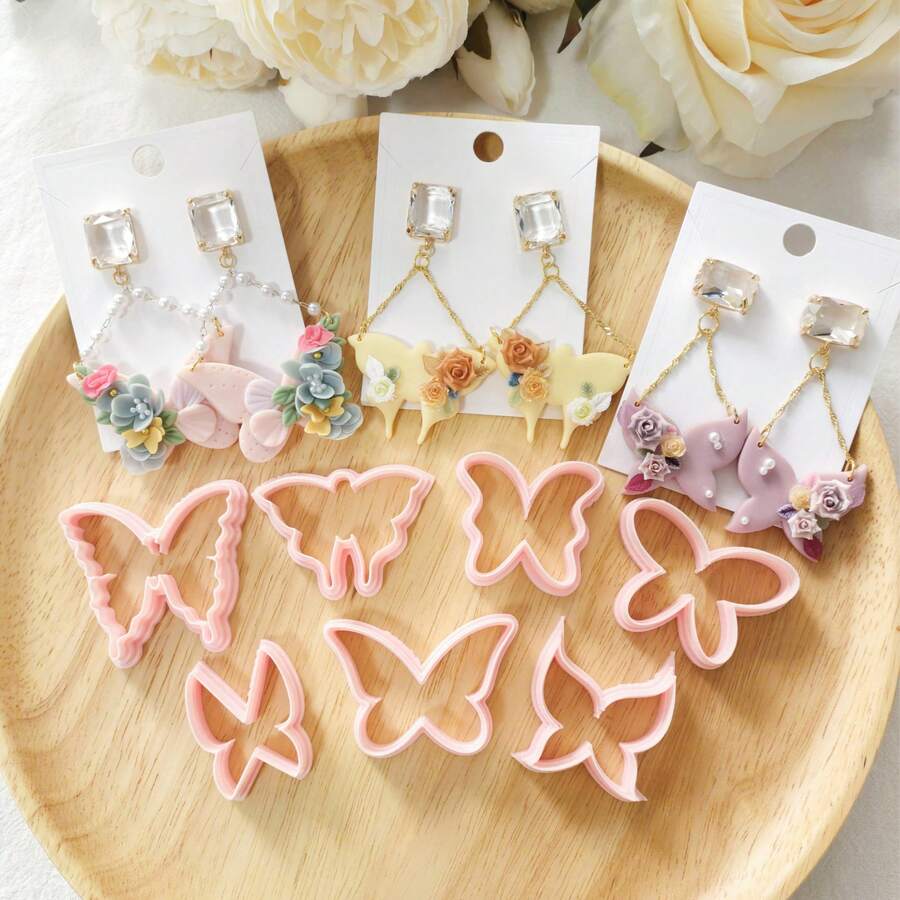 High Precision Butterfly Shaped Polymer Clay Cutting Mold, DIY Handmade Clay Mold Tool, Precision Cutting Mold - Craft Supplies - Perfect Gift For DIY Enthusiasts - Butterfly - View 1