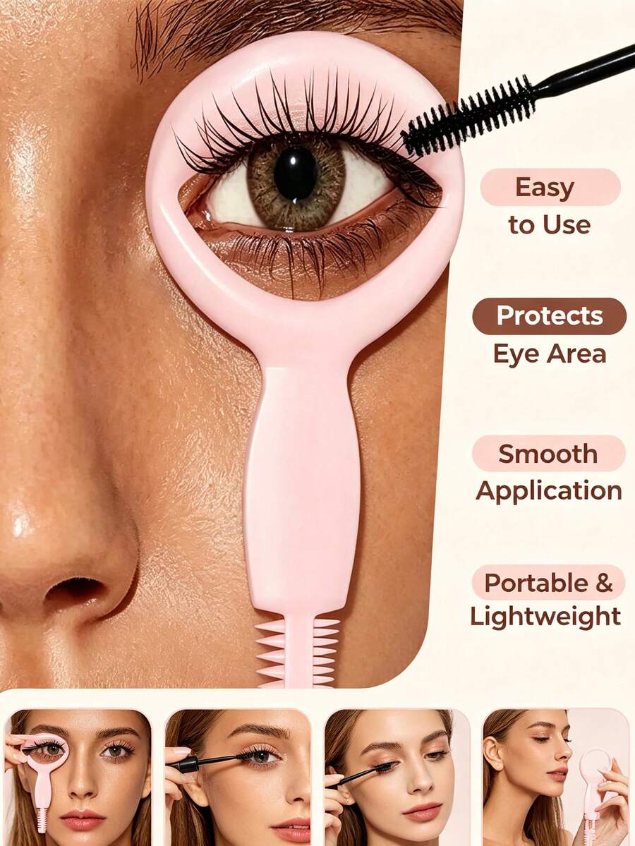 1/5/10Pcs Eyelash Lifting Assistant Tool, Beginner Friendly Eyelash Curling Makeup Accessory, Portable Makeup Tool For Travel Vanity Bedroom, Women Gift For Christmas Graduation Back To School - Multi-color - View 1