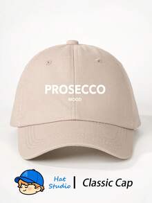 1pc Prosecco Atmosphere Printed Baseball Cap, Classic Casual Fashion Vintage Soft Sweatband Adjustable Size Lightweight Sun Protection Multi-Function Dad Hat, Suitable For Outdoor Sports, Daily Wear, Party Vacation, Perfect Gift For Family And Friends, Applicable For Summer, Beach, Holiday And Travel - Baseball Cap - View 9