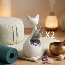 1pc 2-In-1 Cat Shaped Decorative Planter, Multifunctional Succulent Pot & Key Hook, Creative Desktop Organizer, Suitable For Entryway, Minimalist Home Decor, Living Room Ornament - Multi-color - View 16
