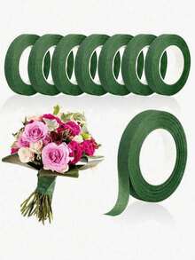 Green Floral Tape, DIY Wedding Bouquet Stem Wrapping Material, Holiday Gift And Wedding Supplies Accessory Tape - Flower Stem Tape - View 7