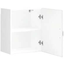 vidaXL Armoires murales de cuisine 2pcs Kalmar blanc bois d'ingénierie - Blanc - Voir 5