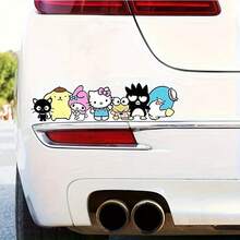 SANRIO 1pc Adorable Hello Kitty And Friends Vinyl Decals For Cars, Motorcycles, And More - Durable And Scratch-Resistant For Your Vehicle's Exterior, Great Gift For Hello Kitty Fans, Also A Perfect Gift For Family And Friends - A - View 2