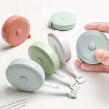 Double-Sided Dual-Scale Mini Soft Tape Measure Set, Portable Mini Retractable Measuring Tape, Retractable Round Ruler - Portable Retractable Locking Mechanism And Clear Markings, Suitable For Tailoring, Home Use, Waist, Chest, Height Measurement - Multicolor - View 6