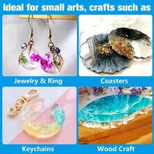 1:1 Clear Epoxy Resin 1000ml/500ml - 2 Part Glue With Hardener For Jewelry, Coating, DIY Art - A - View 4