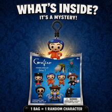 LAIKA 3D PVC Keychain Blind Bag Mystery Box, Officially Licensed Random Character Bag Pendant, Anime Collectible Backpack Charm Keyring Mini Figure Model, Fan Collection Novelty Gift, Christmas New Year Birthday Holiday Gift, 1pc [Non-Plush Filled] - Multicolor - View 2