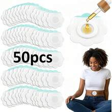 10/50/100/200pcs Disposable Castor Oil Patch, Convenient & Comfortable, Easy To Carry, Highly Absorbent, Suitable For All, Self-Adhesive Abdominal Patch, For Daily Use, Home, Travel - Various Styles - View 11