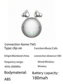 Earbud Nirkabel Baru 2026, Kualitas Suara HiFi Definisi Tinggi, Layar LED, Bluetooth 6.0, Desain In-Ear yang Nyaman, Peredam Kebisingan ENC, Dolby Audio, Panggilan Definisi Tinggi, Earbud Pasangan TWS, Kompatibel dengan Sistem dan Android, Pilihan Hadiah Halloween yang Luar Biasa - View 8