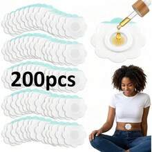 10/50/100/200pcs Disposable Castor Oil Patch, Convenient & Comfortable, Easy To Carry, Highly Absorbent, Suitable For All, Self-Adhesive Abdominal Patch, For Daily Use, Home, Travel - Various Styles - View 9
