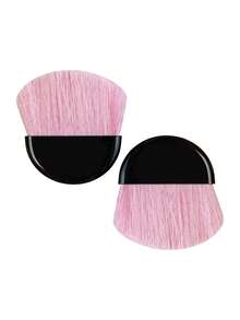 Bộ 1/2 cọ mini đánh phấn má hồng, cọ trang điểm nhỏ đa năng dùng cho mặt, cọ du lịch cầm tay lông mềm cho vùng má - Hồng - Xem 11