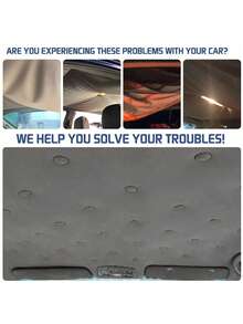 30/60pcs Grey Car Headliner Repair Clips, Universal Car Roof Lining Fixing Buttons Screw Fasteners Pins, Used To Fix Sagging Or Detached Car Headliner Interior, Easy To Install Car Interior Repair Kit, Repair Supplies - A - View 8