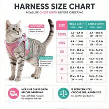 Escape Proof Cat Harness Vest, Soft Mesh Adjustable Walking Harness For Cats, Comfortable Outdoor Travel Vest For Kitten Puppy Random Color Leash - Multicolor - View 3