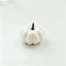 Best-Selling Halloween DIY Paintable Decor Realistic Pumpkin 6cm Foam Halloween Pumpkin Prop Fake Pumpkin Mold, Suitable For Various Colors And Patterns Painting Handmade DIY Pumpkin Model - White - View 8