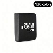 120/100/72/60 Colors Dual-Tip Marker Set, Watercolor Painting Pens, CD Box Packaging, Professional Sketching Pen Combination, Perfect Christmas, Halloween, Easter Gift - Sets - View 15