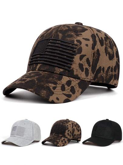 1pc Fashion Baseball Hat American Flag Embroidered Street Hip Hop Skateboarding Hat Outdoor Adjustable Sunshade Hat Daily Casual Decorative Hat Unisex