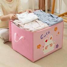 Cartoon Baby Room Storage Bag With Zipper, Large Capacity For Clothes And Blankets, Moisture-Proof And Mold-Proof, For Packing, Moving And Organizing - Multicolor - View 5