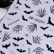 Bat Nail Stickers_For Women_-_Glossy Bat Shaped Nail Stickers_Self ...